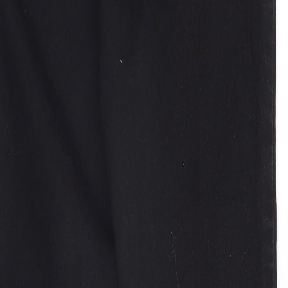 Denim & Co. Womens Black  Denim Jegging Jeans Size 8 L29 in