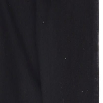 Denim & Co. Womens Black  Denim Jegging Jeans Size 8 L29 in