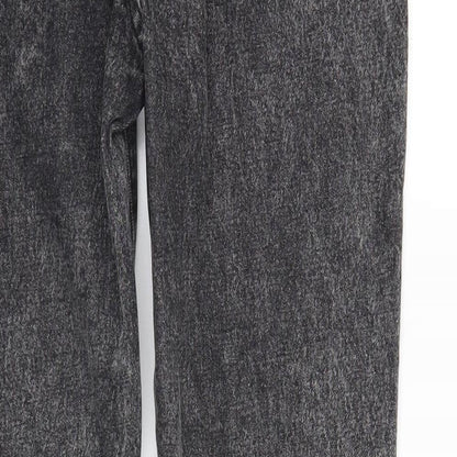 SheIn Womens Grey  Denim Straight Jeans Size 8 L29 in - FADED LOOK