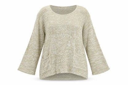 Womens UK Size 16 Atmosphere Beige Pullover Jumper