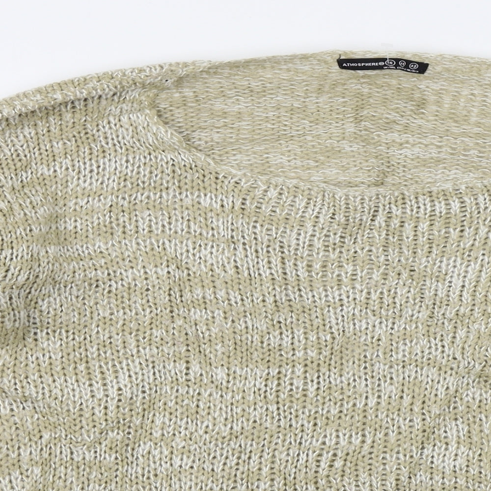 Womens UK Size 16 Atmosphere Beige Pullover Jumper