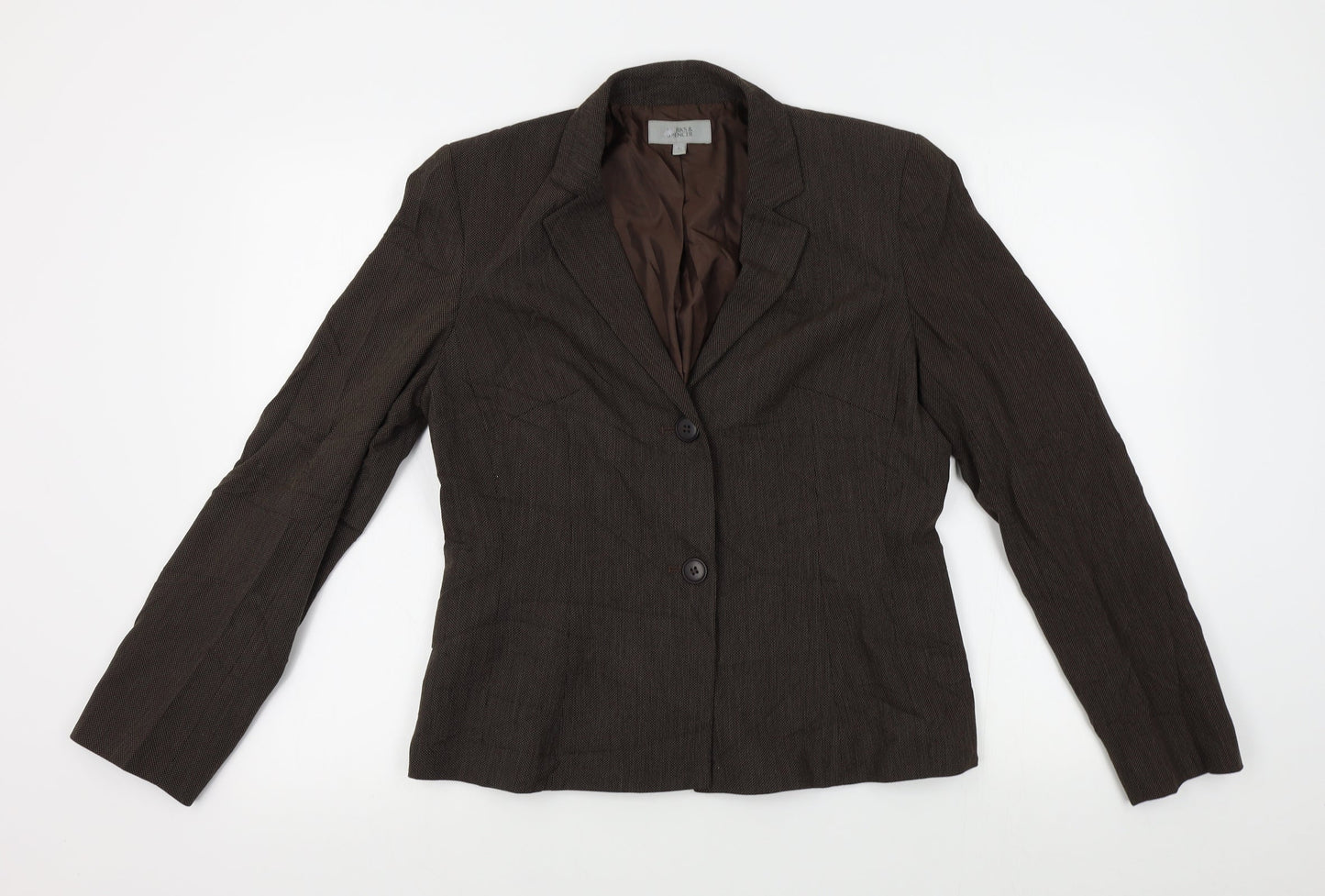 M&S Womens Brown   Jacket Blazer Size 12