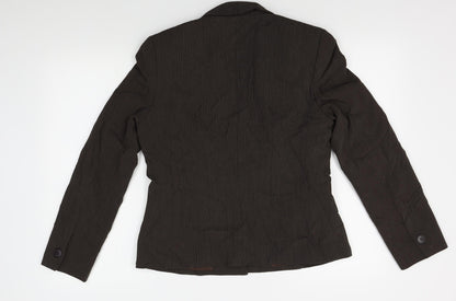 M&S Womens Brown   Jacket Blazer Size 12
