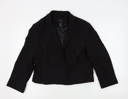 New Look Womens Black   Jacket Blazer Size 16