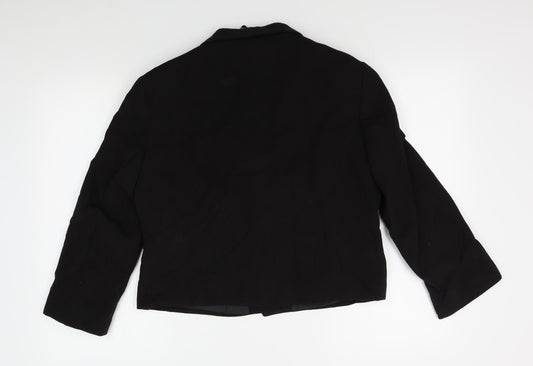 New Look Womens Black   Jacket Blazer Size 16