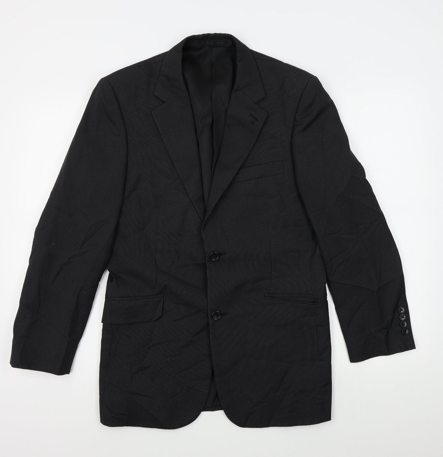 Mens UK Size 36 savoy taylors guild Regular Black Suit Jacket