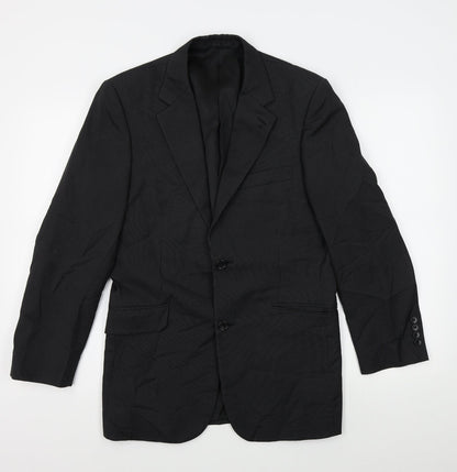 Mens UK Size 36 savoy taylors guild Regular Black Suit Jacket