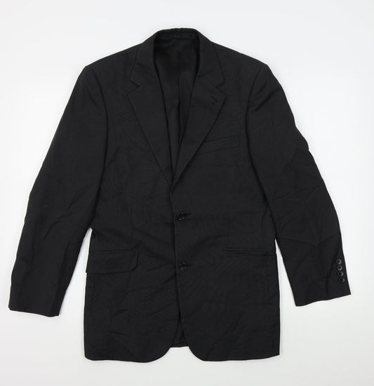 Mens UK Size 36 savoy taylors guild Regular Black Suit Jacket