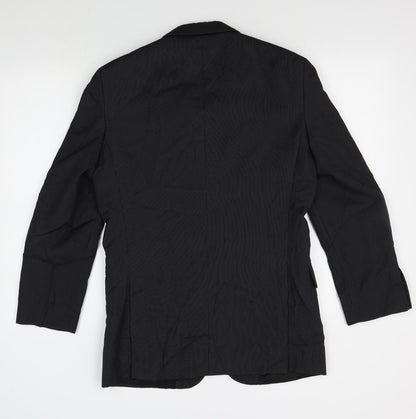 Mens UK Size 36 savoy taylors guild Regular Black Suit Jacket