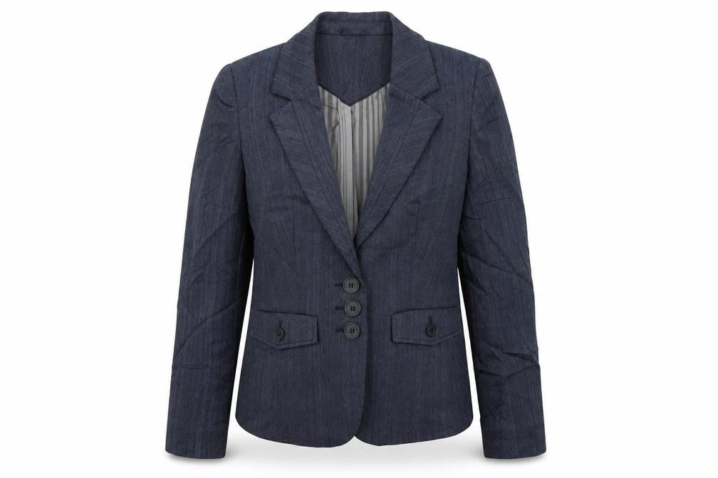 Womens UK Size 10 NEXT Regular Blue Blazer