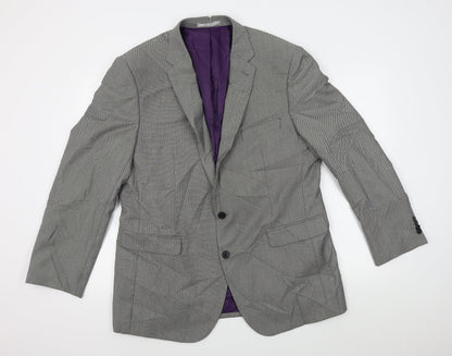 Mens UK Size 44 Matalan Regular Grey Suit Jacket