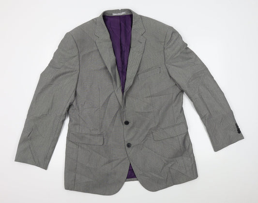 Mens UK Size 44 Matalan Regular Grey Suit Jacket
