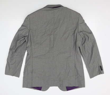 Mens UK Size 44 Matalan Regular Grey Suit Jacket