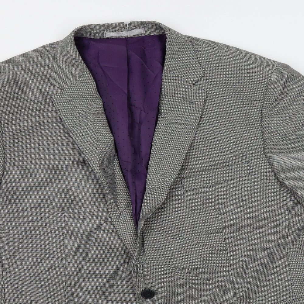 Mens UK Size 44 Matalan Regular Grey Suit Jacket