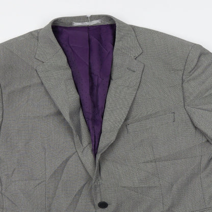 Mens UK Size 44 Matalan Regular Grey Suit Jacket