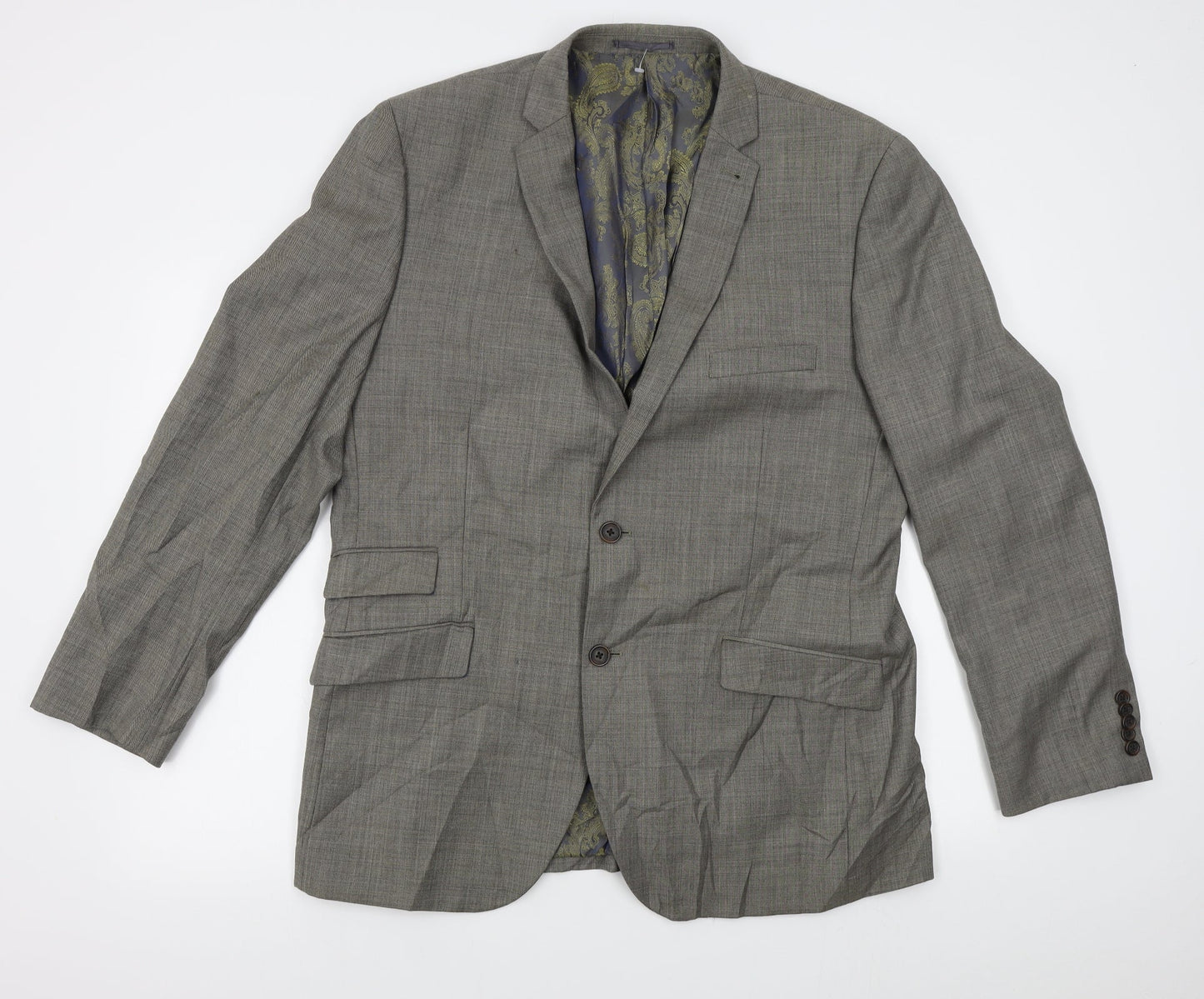 Mens UK Size  Taylor & Wright Regular Grey Suit Jacket