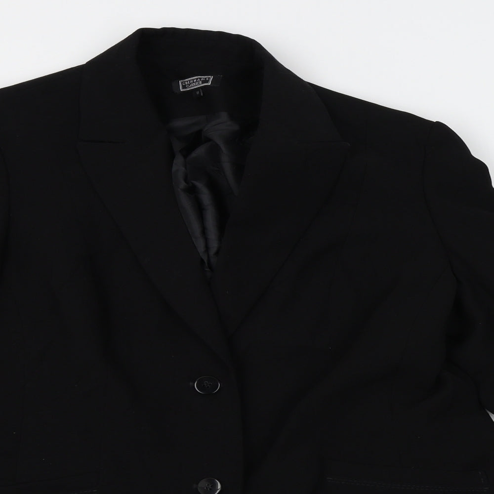Debenhams Womens Black   Jacket Blazer Size 12