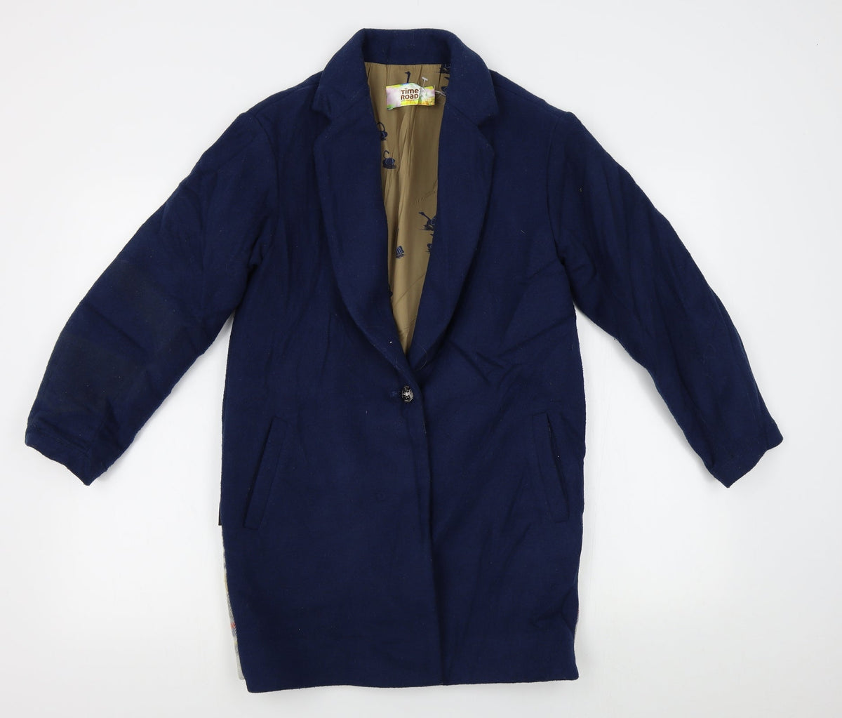 Time Road Womens Blue   Jacket Blazer Size S