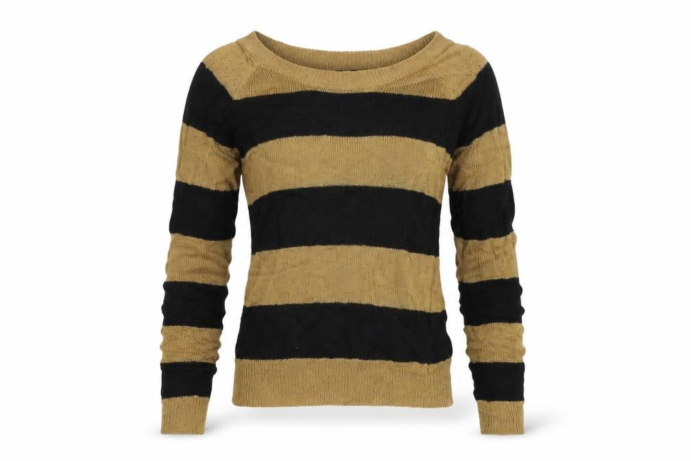 Womens UK Size S H&M Gold Pullover Jumper