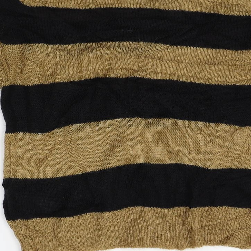 Womens UK Size S H&M Gold Pullover Jumper