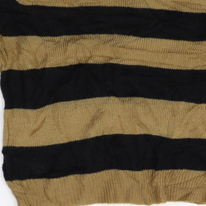 Womens UK Size S H&M Gold Pullover Jumper