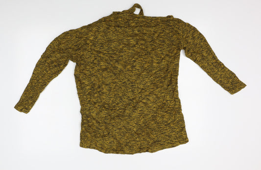 Womens UK Size S New Look Yellow Pullover Jumper