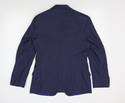 Mens UK Size  M&S Regular Blue Suit Jacket