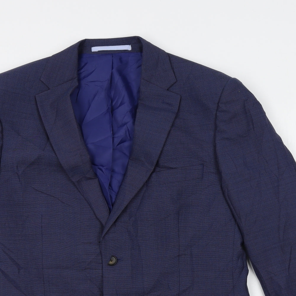 Mens UK Size  M&S Regular Blue Suit Jacket