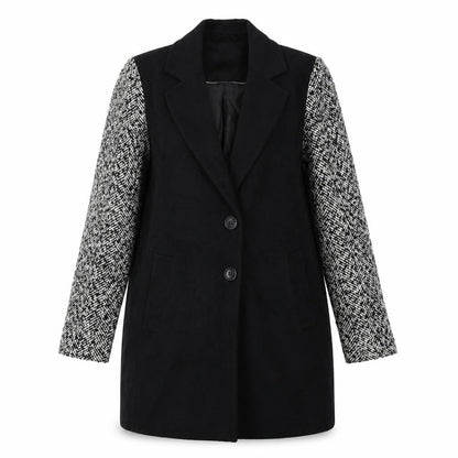 Atmosphere Womens Black   Overcoat Coat Size 10