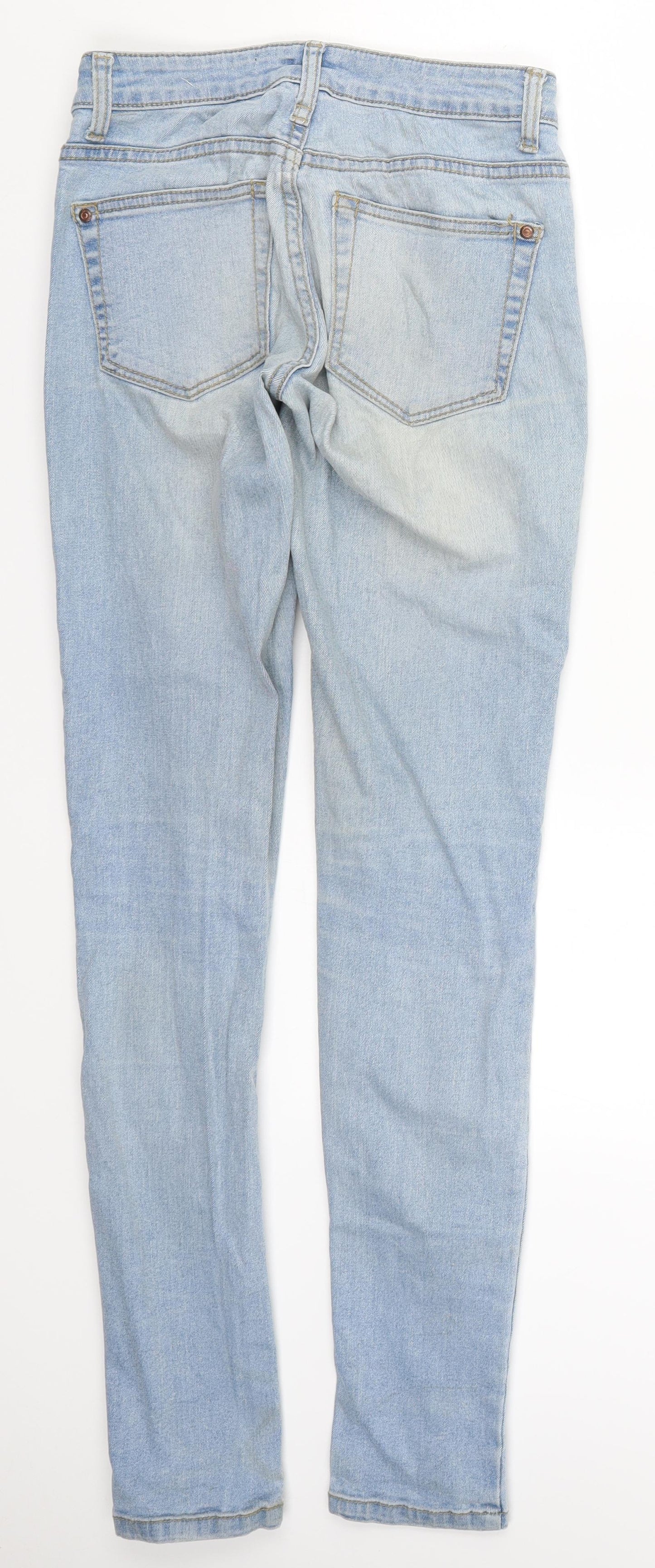 Womens UK Size 6 C Denim Regular Fit Skinny Blue Jeans