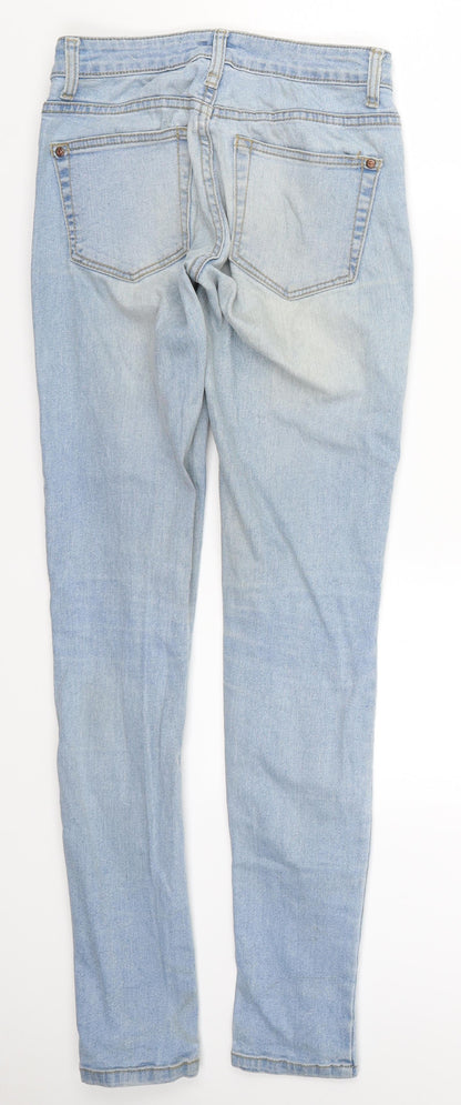 Womens UK Size 6 C Denim Regular Fit Skinny Blue Jeans