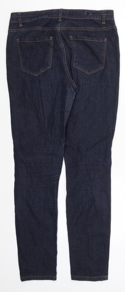 New Look Womens Blue  Denim Skinny Jeans Size 12 L29 in