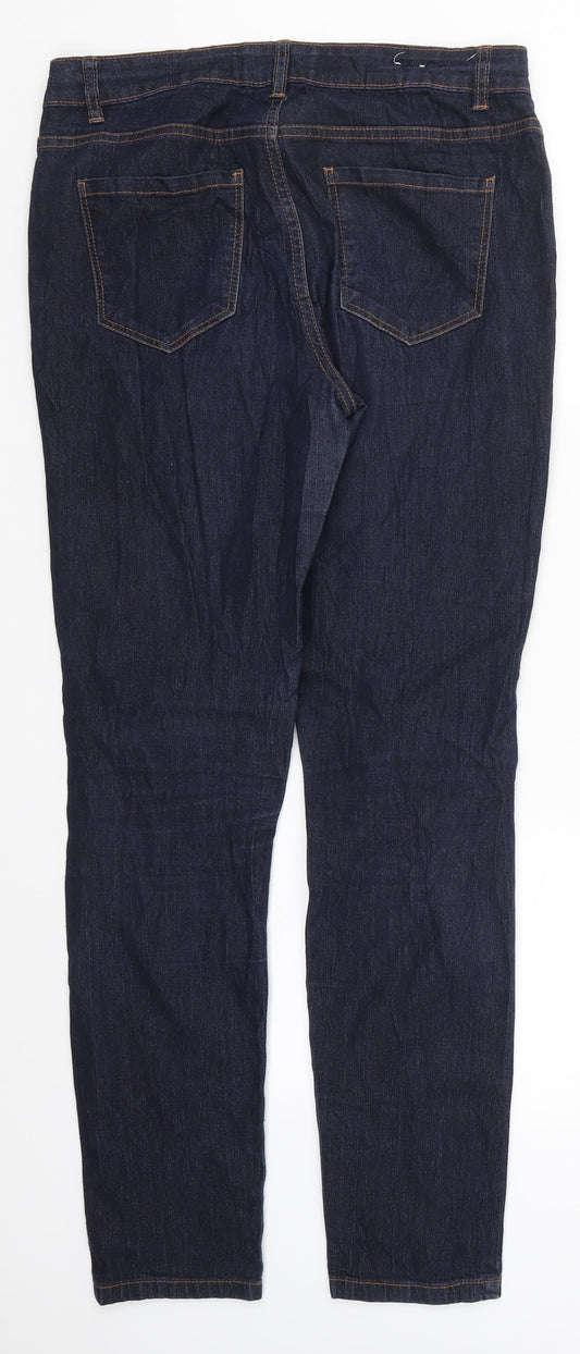 New Look Womens Blue  Denim Skinny Jeans Size 12 L29 in