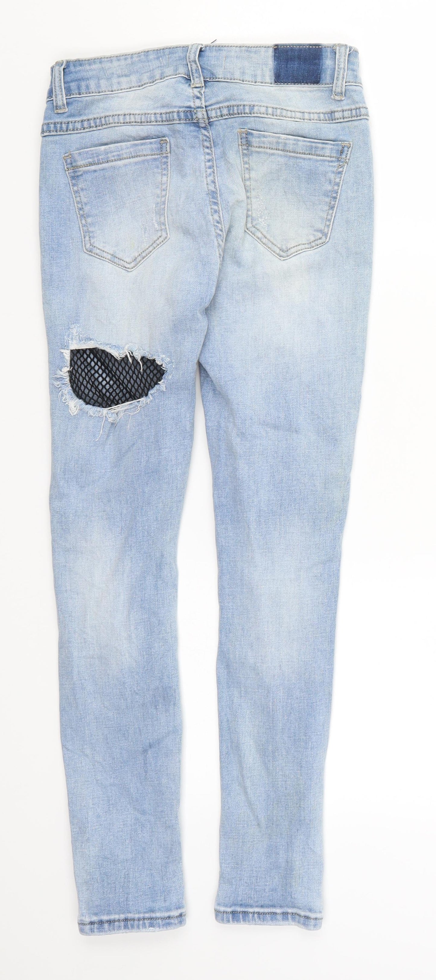 Rare London Womens Blue  Denim Skinny Jeans Size 24 in L25 in - Netting
