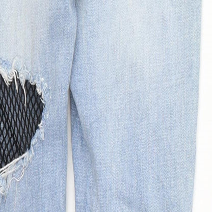 Rare London Womens Blue  Denim Skinny Jeans Size 24 in L25 in - Netting