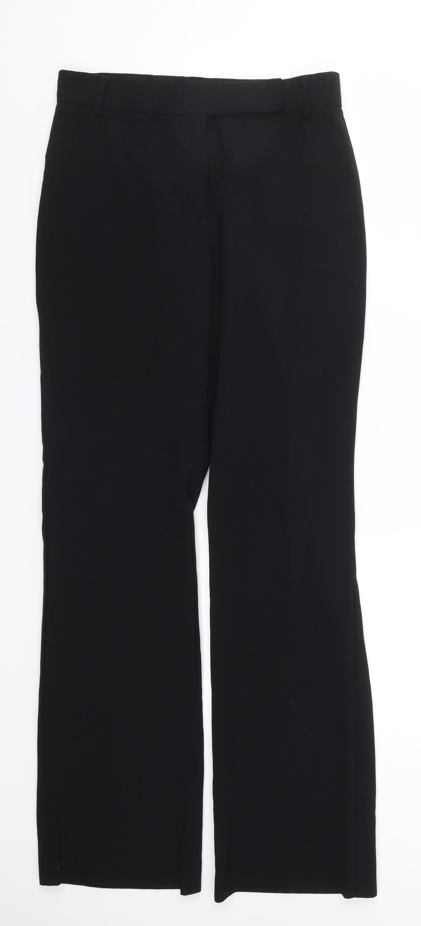 Womens UK Size 8 Marks and Spencer Regular Fit  Black Trousers