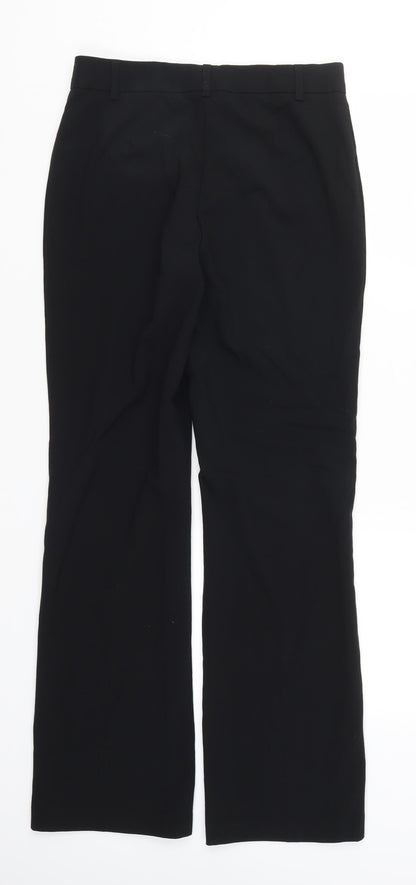 Womens UK Size 8 Marks and Spencer Regular Fit  Black Trousers