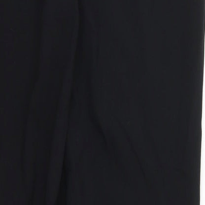 Womens UK Size 8 Marks and Spencer Regular Fit  Black Trousers