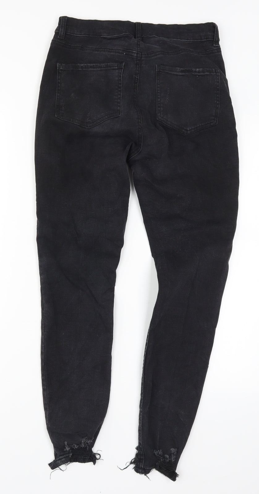 Denim Co Womens Black  Denim Skinny Jeans Size 12 L28 in