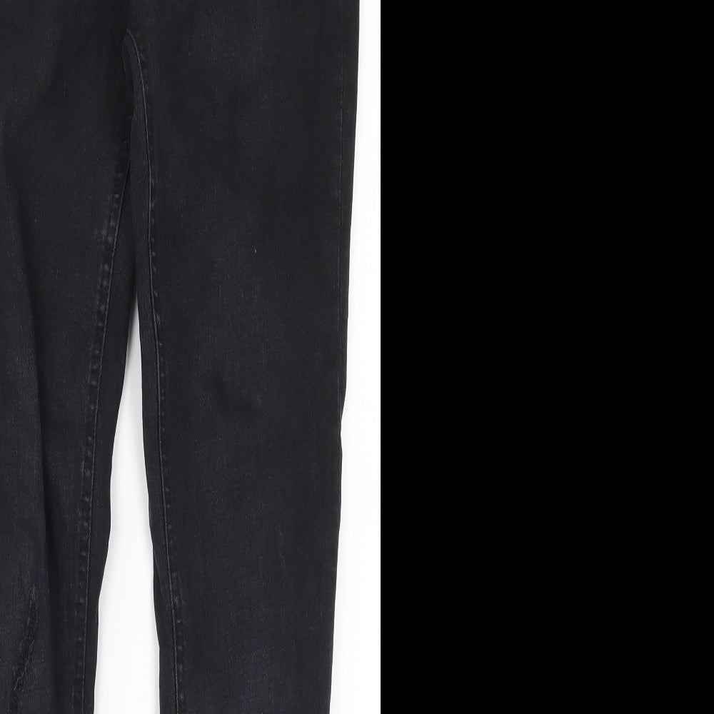 Denim Co Womens Black  Denim Skinny Jeans Size 12 L28 in