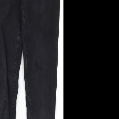 Denim Co Womens Black  Denim Skinny Jeans Size 12 L28 in