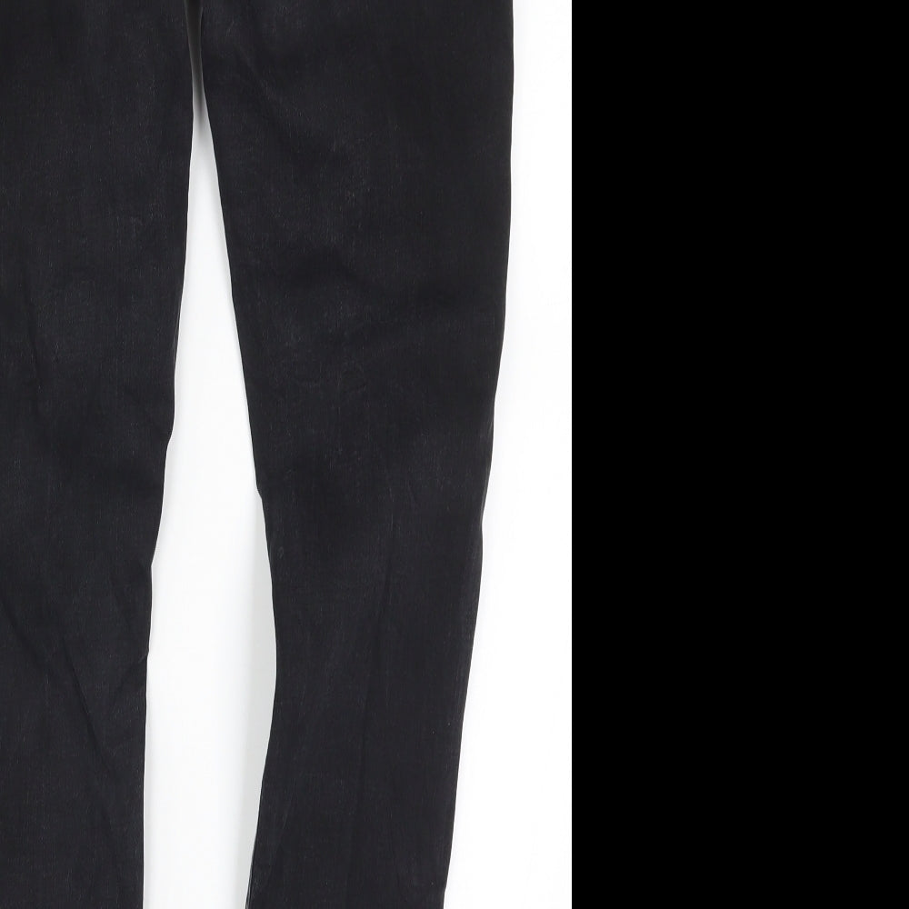 Denim Co Womens Black  Denim Skinny Jeans Size 12 L28 in
