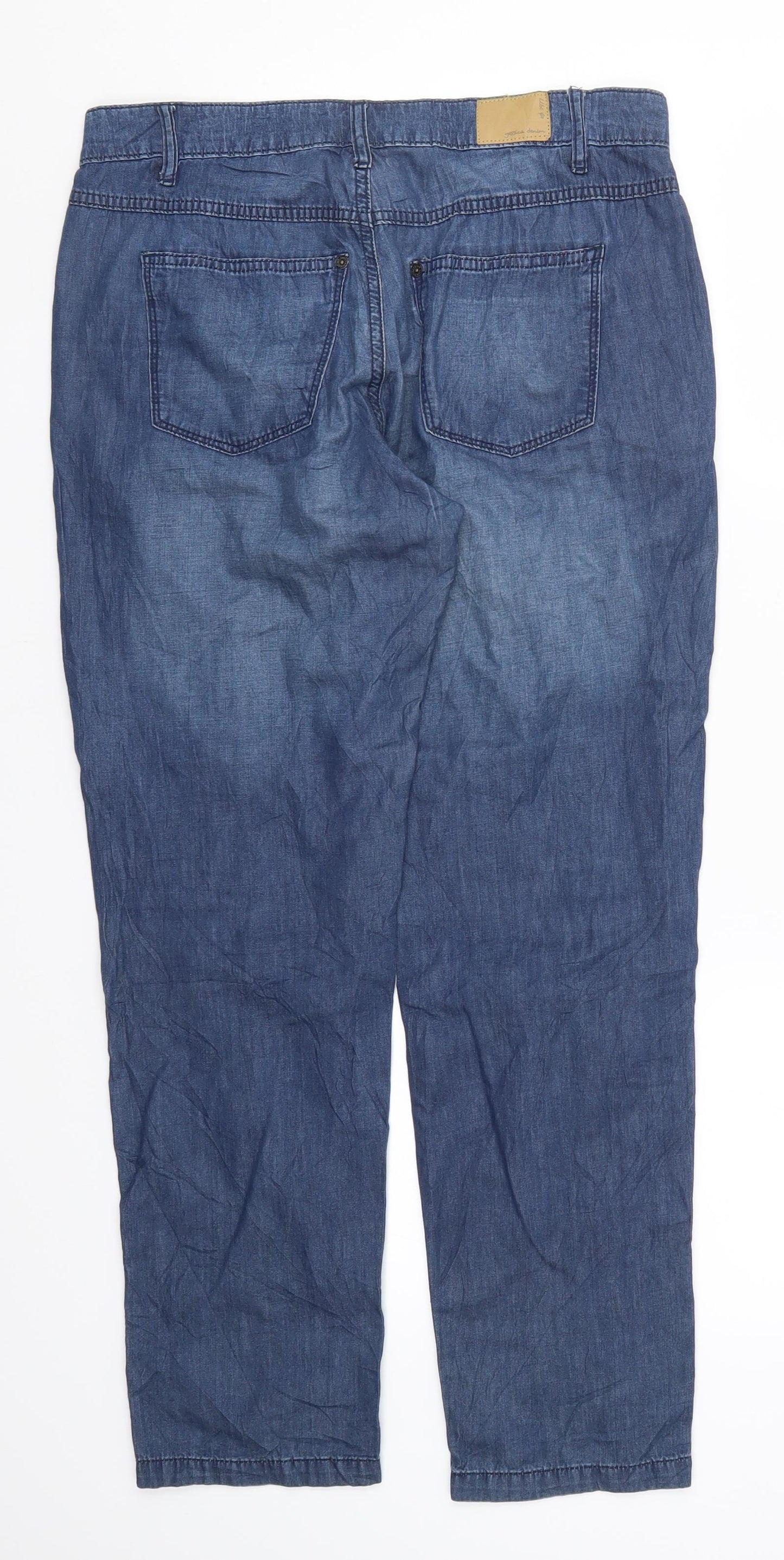 Yessica Womens Blue  Denim Tapered Jeans Size 32 in L27 in