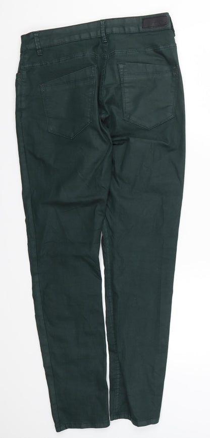 MORE & MORE Womens Green  Denim Skinny Jeans Size 12 L30 in