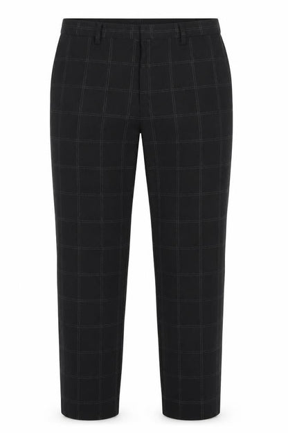 Womens UK Size 32 in H&M Regular Fit  Black Trousers