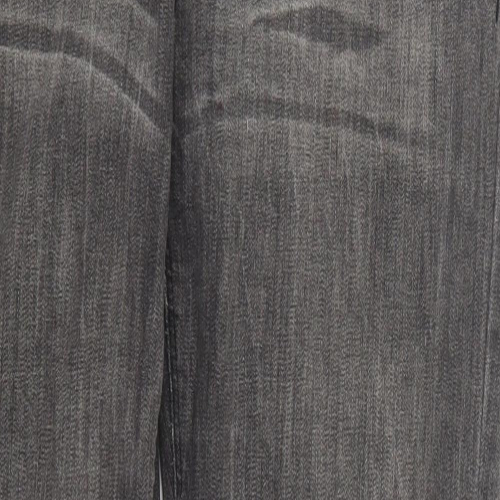 Womens UK Size 12 YESYES Regular Fit Straight Grey Jeans