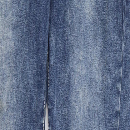 Womens UK Size 30 in Preworn Regular Fit Skinny Blue Jeans