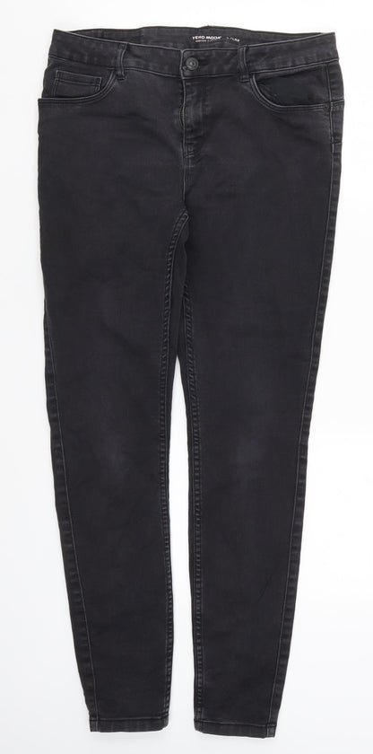 Womens UK Size 32 in VERO MODA Regular Fit Skinny Grey Jeans