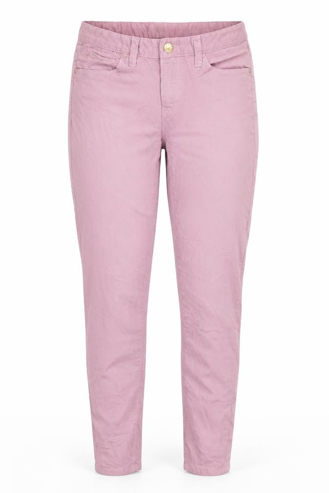 Womens UK Size 10 Denim Co Regular Fit Skinny Pink Jeans