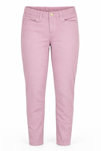 Womens UK Size 10 Denim Co Regular Fit Skinny Pink Jeans